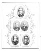 Rev. J.B. Moore, Eli Ashbrook, Elizabeth Durthimer, James Orr, Licking County 1875